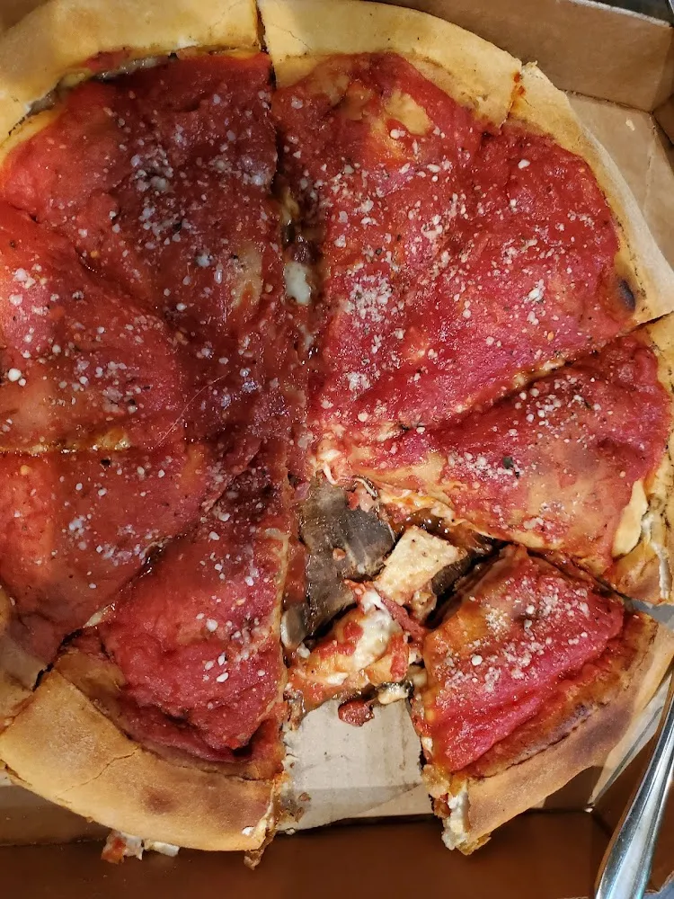 Deep Dish Sausage Pizza